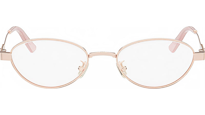 DiorCannageO R1U Rose Oval Eyeglasses