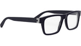 Aluminium Blue Rectangular Eyeglasses