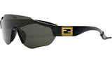 Fendi Sport Black Geometric Sunglasses