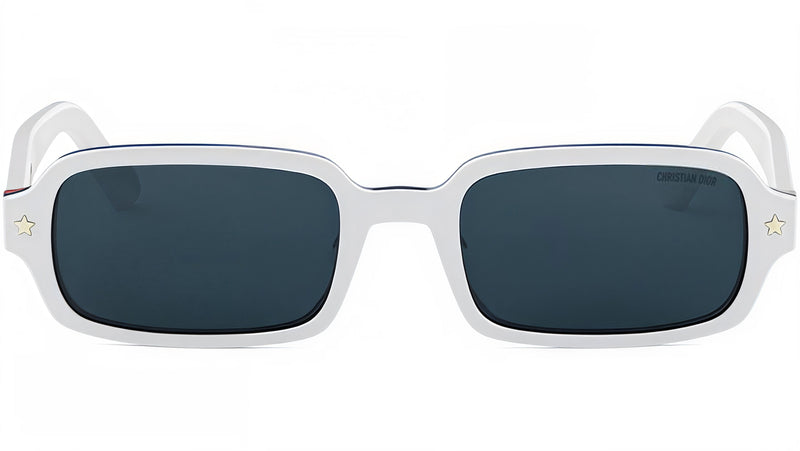DiorPacific S3I White Rectangular Sunglasses