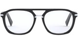 DiorBlackSuitO N1I Black Oval Eyeglasses