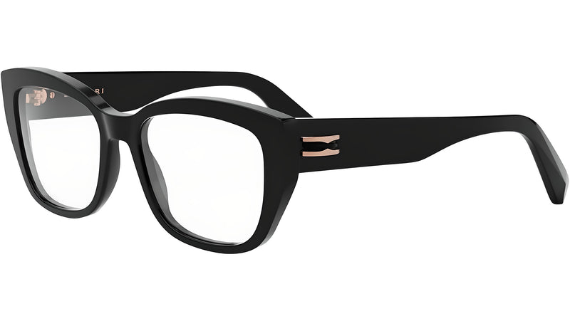 B.zero1 Black Geometric Eyeglasses