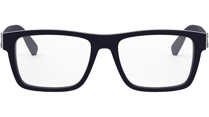 Aluminium Blue Rectangular Eyeglasses
