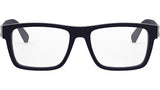 Aluminium Blue Rectangular Eyeglasses