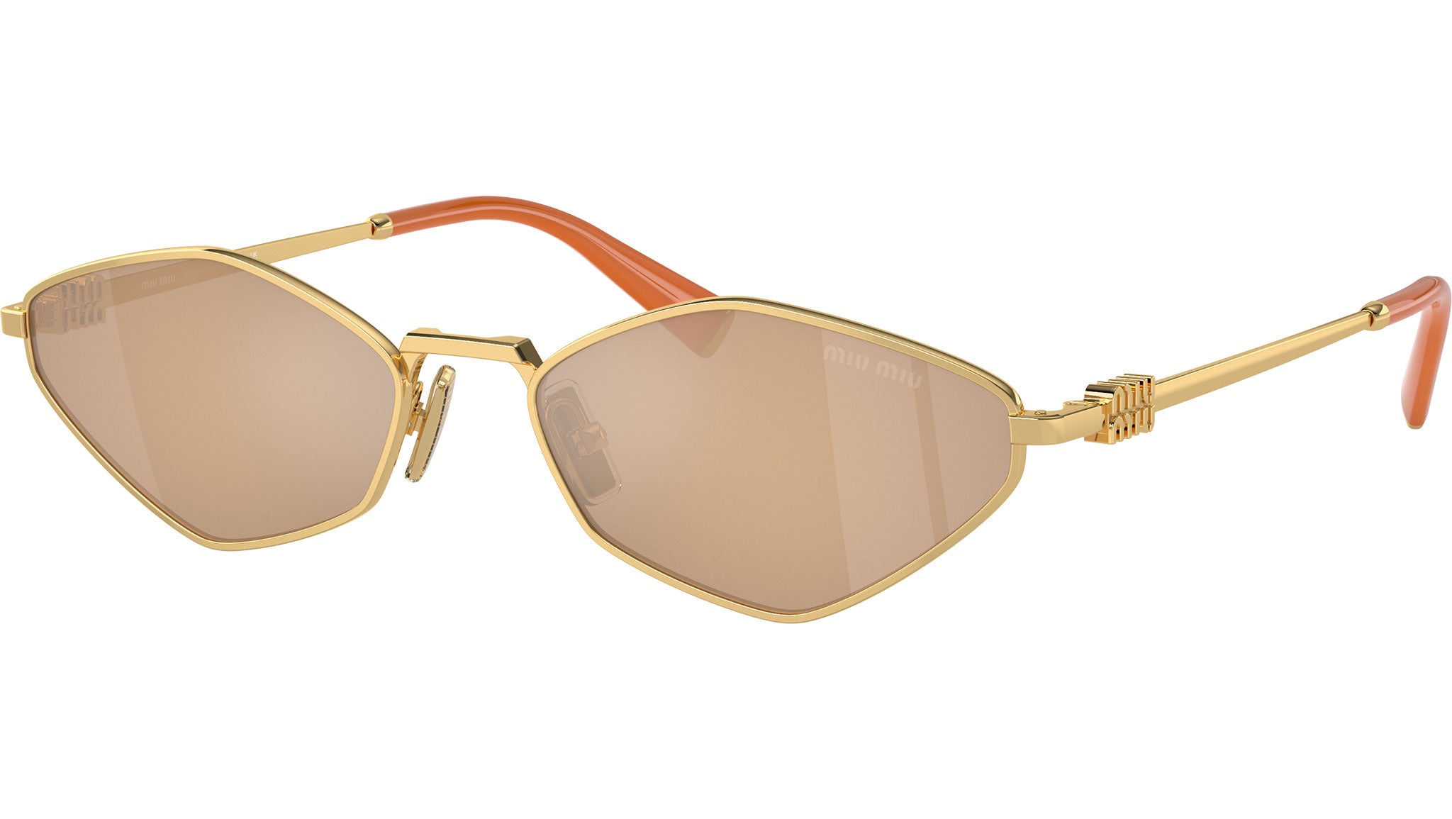 Miu Miu occhiali da sole 0MU 56ZS 5AK40D Gold – Giulietti e Guerra