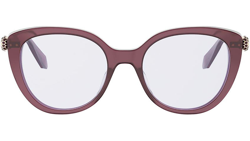Serpenti Forever Bordeaux Square Eyeglasses