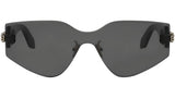 Serpenti Black Mask Sunglasses