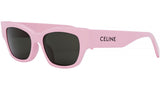 CELINE Monochroms Pink Rectangular Sunglasses