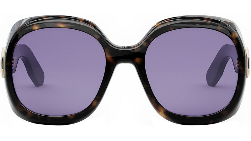 Lady 95.22 R2I Havana Purple Round Sunglasses