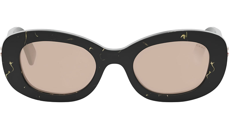 B.zero1 Black Oval Sunglasses