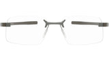 Flex Silver Geometric Eyeglasses