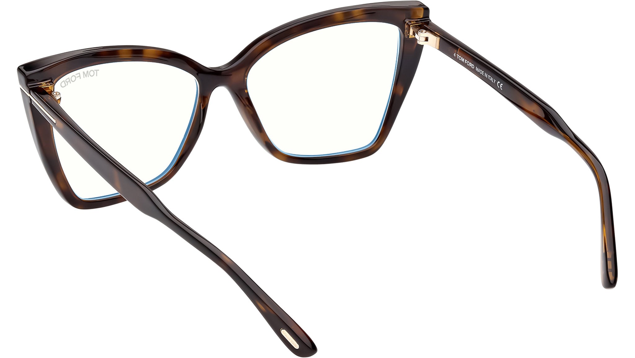 Tom Ford FT 5834-B Blu Filter 052 L'avana Scura Tom Ford FT 5834-B Blu Filter 052 L'avana Scura