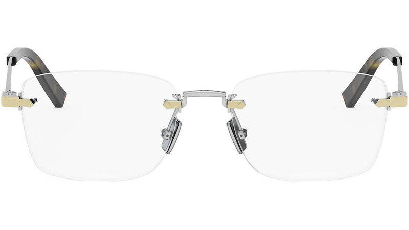 CD DiamondO S9U Silver Rectangular Eyeglasses