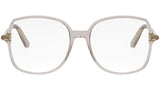 Mini CD O 9I Beige Round Eyeglasses