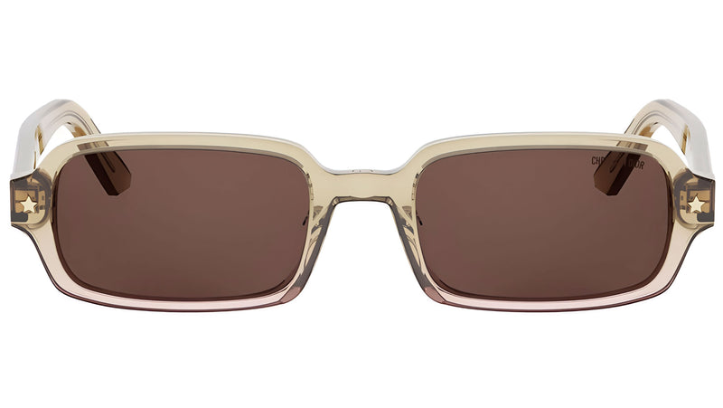 DiorPacific S3I Yellow Rectangular Sunglasses