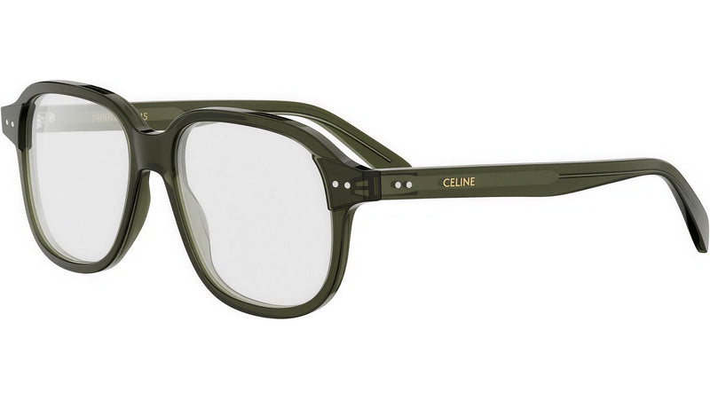 CELINE Thin Green Square Eyeglasses