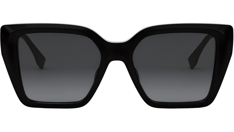FF Diamonds Black Square Sunglasses