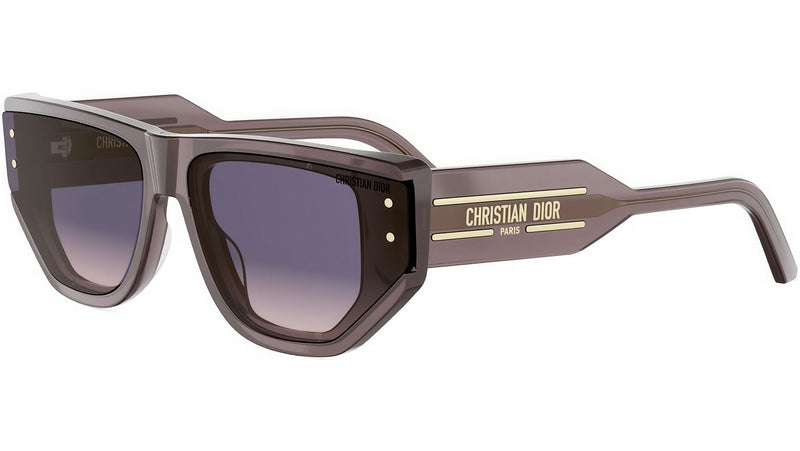 DiorSignature 15I Brown Geometric Sunglasses