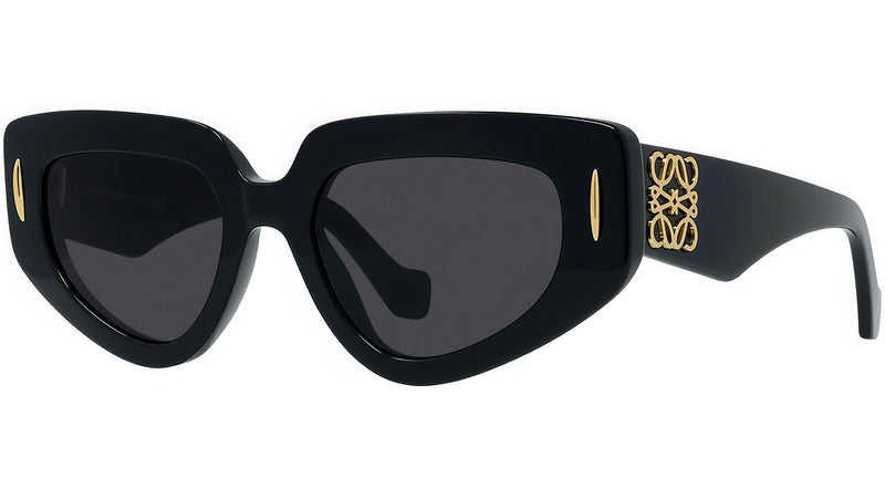 Anagram Black Geometric Sunglasses