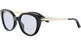Serpenti Forever Black Square Eyeglasses