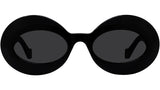 Chunky LW40091I 01A Black Oval Sunglasses