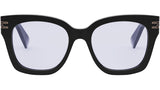 B.zero1 Black Geometric Eyeglasses