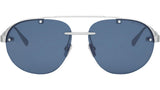 Octo Finissimo Matte Silver Pilot Sunglasses
