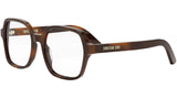 DiorMidnightO S1I Shiny Havana Geometric Eyeglasses