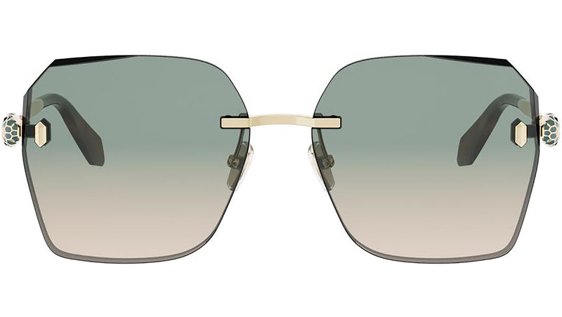 Serpenti Forever Gold Square Sunglasses