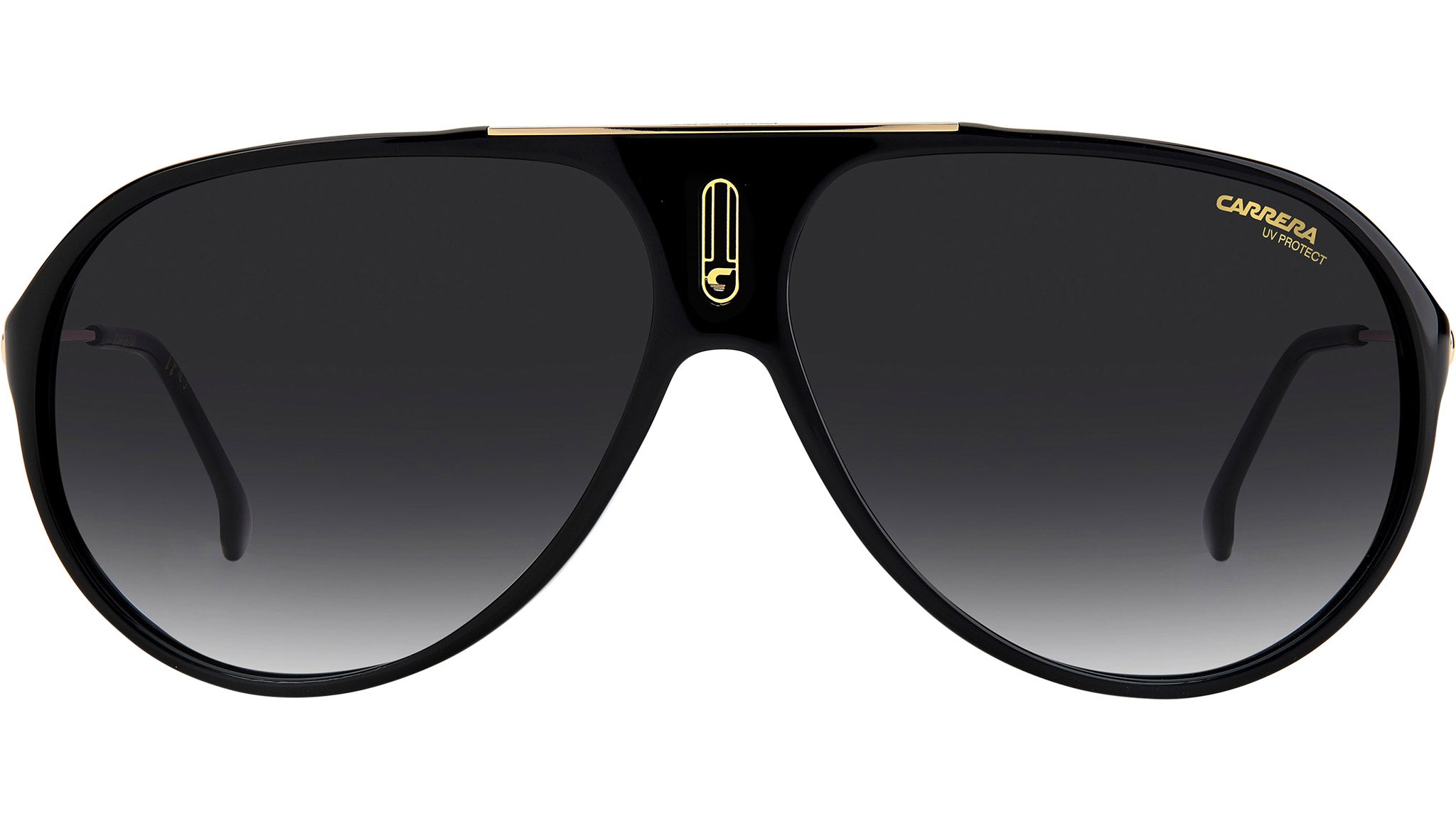 Carrera Occhiali Da Sole 150/S 807 55 - Modello Sportivo In Nero Lucido - Made In Italy