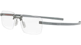 Flex Silver Rectangular Eyeglasses