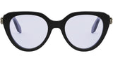 Serpenti Forever Black Cat Eye Eyeglasses