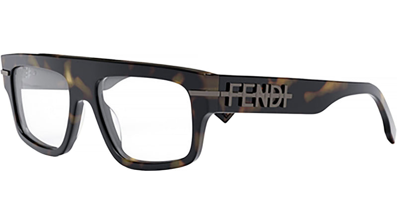 Fendigraphy Havana Rectangular Eyeglasses