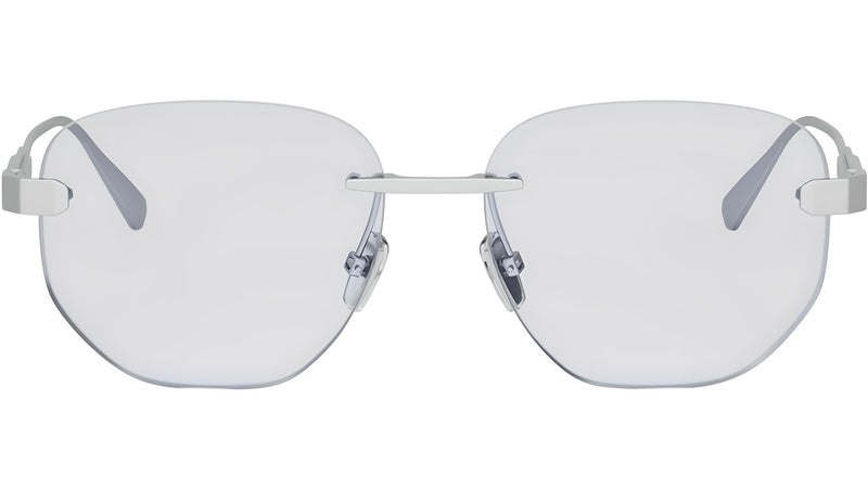 Octo Finissimo Silver Geometric Eyeglasses