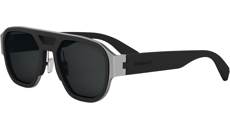 Aluminium Black Pilot Sunglasses