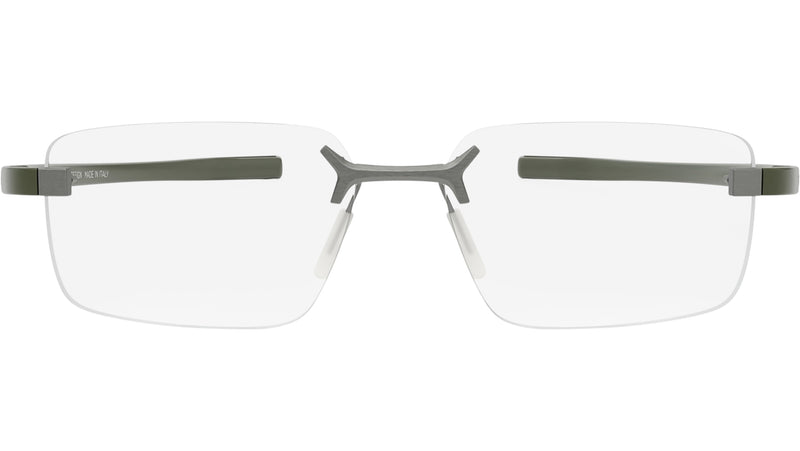 Flex Silver Rectangular Eyeglasses