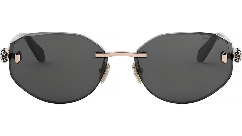 Serpenti Forever Rose Gold Oval Sunglasses