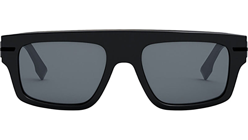 Fendigraphy Black Rectangular Eyeglasses