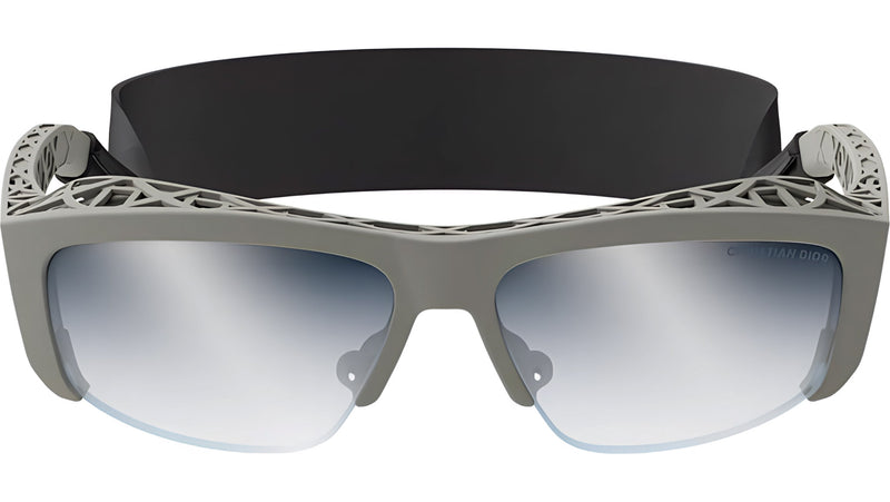 Dior3D S4U Matte Green Wrap Sunglasses