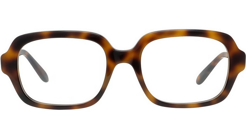 Slim Tortoise Square Eyeglasses