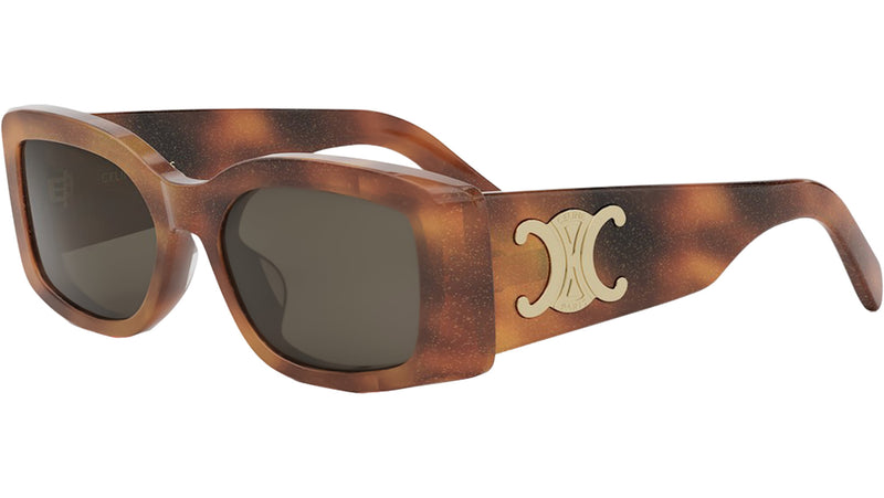 Triomphe Tortoise Rectangle Sunglasses