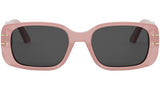 DiorSignature S12I Pink Squared Sunglasses