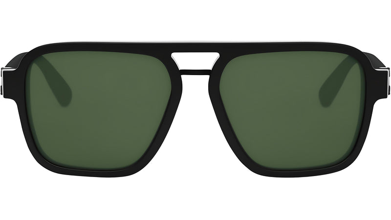 Bvlgari Aluminium Black Pilot Sunglasses