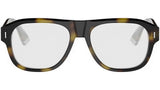 DiorTailoringO N1I Havana Pilot Eyeglasses