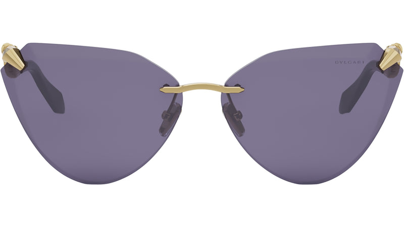 Serpenti Light Gold Cat Eye Sunglasses