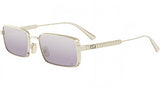 DiorCannage S2U Gold Rectangular Sunglasses