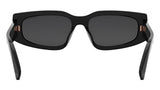 B.zero1 Black Rectangular Sunglasses