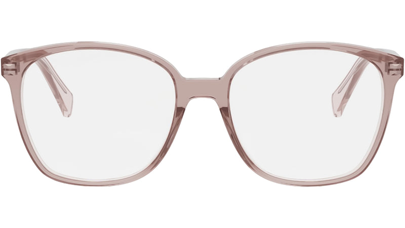 Thin Pink Square Eyeglasses