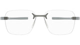 Flex Silver Geometric Eyeglasses
