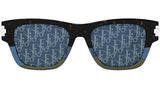 DiorBlackSuit S2U Tortoise Geometric Sunglasses